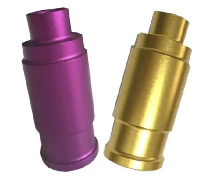 Cor amarela Partes viradas CNC Alumínio anodizado 6061 T6 Para carroceria de automóvel