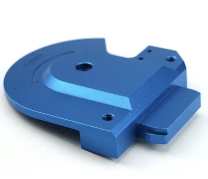 Alumínio 6061-T6 Peças viradas CNC cor anodizada para corpos de válvulas
