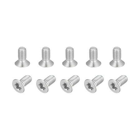 M3x6mm Torx máquina de segurança parafusos 316 aço inoxidável cabeça de contra-encosto prova de adulteração parafusos de fixação parafusos parafusos