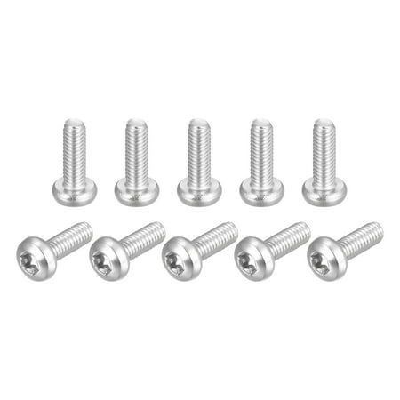M4x16mm Torx máquina de segurança parafusos 316 de aço inoxidável cabeça de panela prova de adulteração parafusos de fixação parafusos