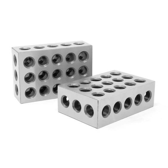 25 mm x 50 mm x 75 mm Blocos métricos de precisão 123 de calibre endurecidos de aço