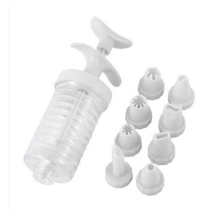 Home Cozinha DIY boloCookie Forno moldado moldadoFramagem de plástico Nozzle Set Pressed Cream Frame Tool withNozzle