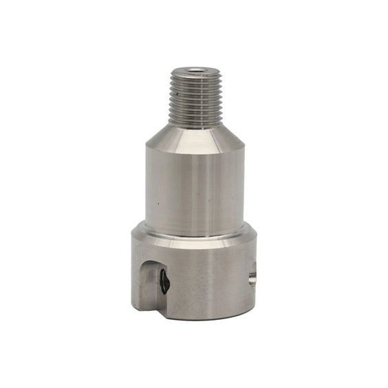 Peças de torneamento de aço inoxidável CNC para sensor de pressão Forma personalizada Tamanho personalizado