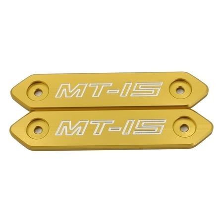 Acessórios externos decorativos de liga de alumínio CNC Mtkracing para MT-15 2018 Peças de motocicletas - Golden