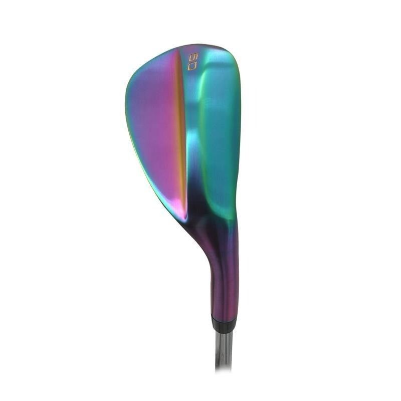 Custom Rainbow colorido CNC molhado Wedge Club de golfe de corrida, presente 35,5 polegadas