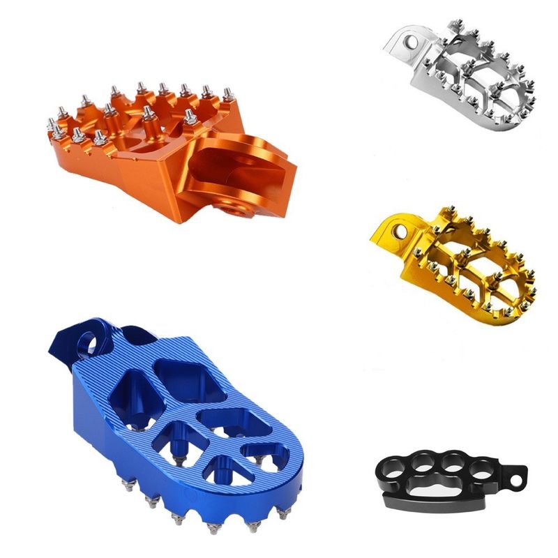 Fornecedor de máquinas CNC OEM Acessórios de alumínio de fresagem de precisão Base de motocicletas Peças de pedal de pé
