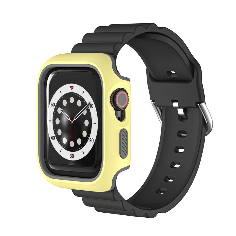 Capa de proteção de duas cores resistente a quedas TPU Proteção de Smart Watch Case