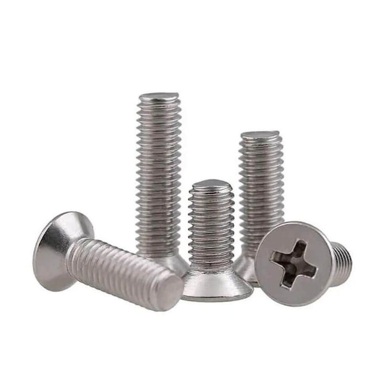 C1022 304 316 Cabeça de Csk de aço inoxidável ISO7046 Torção de máquina de cabeça plana