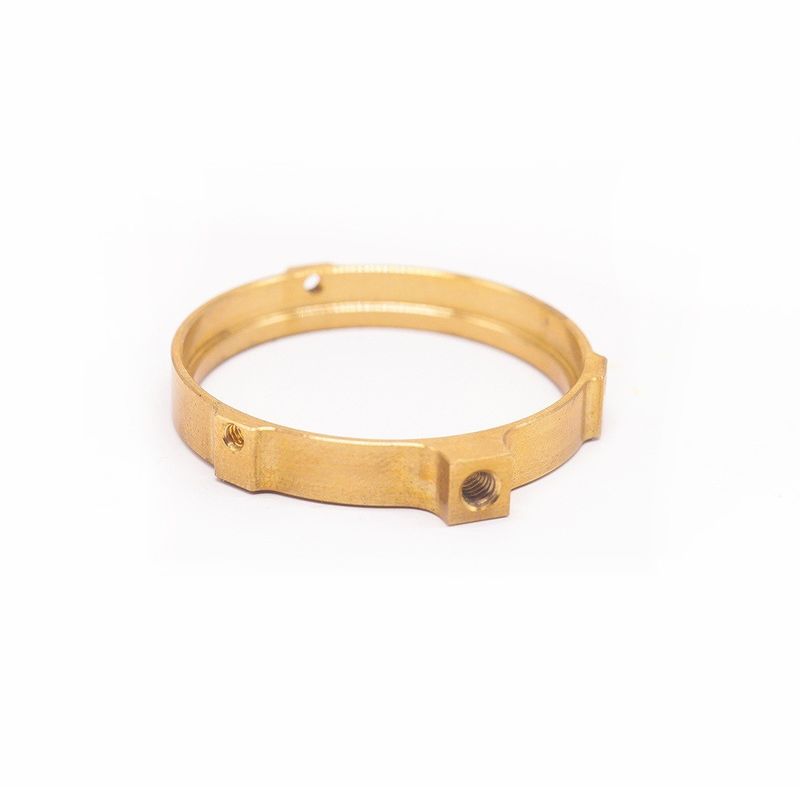 Fabricante profissional Anel de latão CNC personalizado Ferramentas de relógio de precisão OEM Moagem CNC Anel de latão de fio feminino