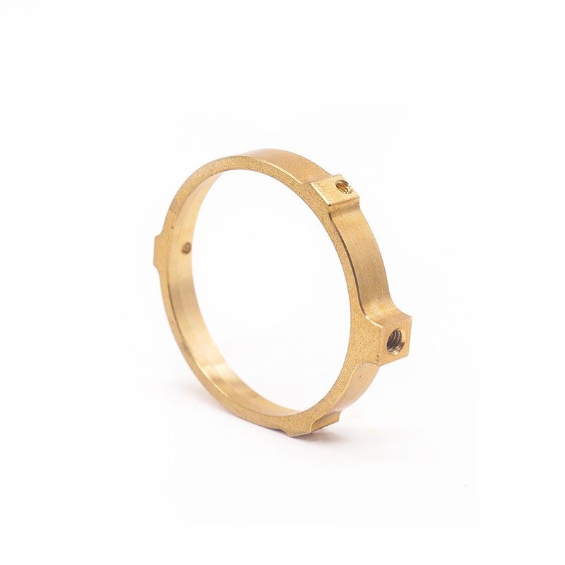 Fabricante profissional Anel de latão CNC personalizado Ferramentas de relógio de precisão OEM Moagem CNC Anel de latão de fio feminino