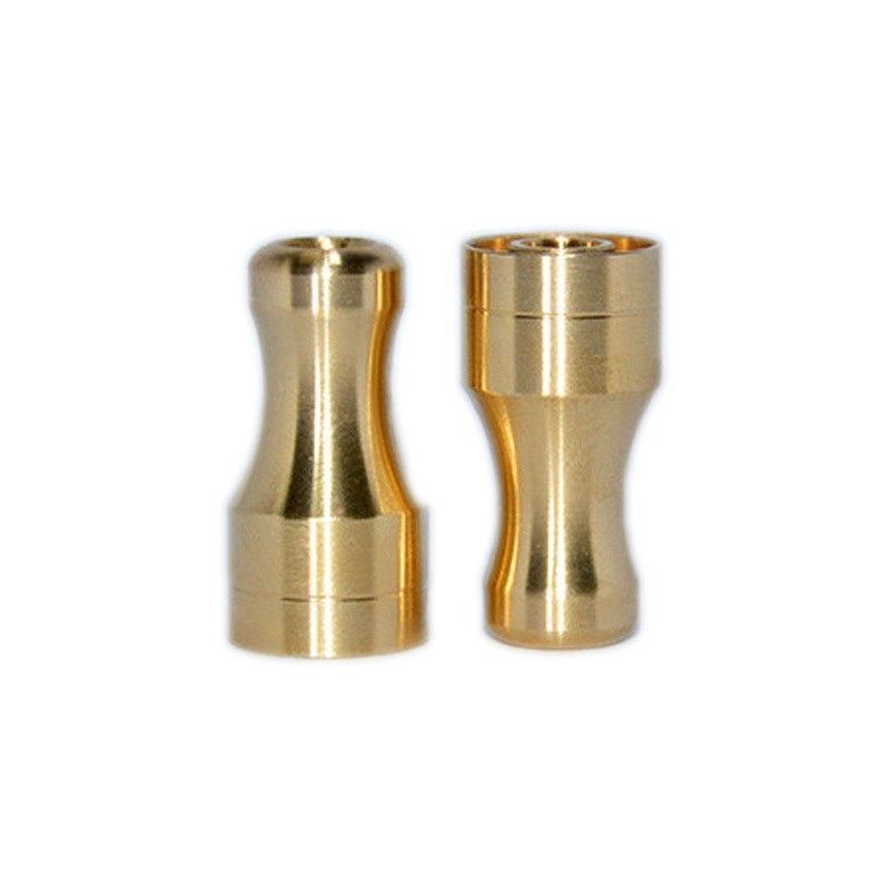 Cigarro eletrônico personalizado 510 thread conectar vaporizador de alta qualidade de aço inoxidável ajustável porta de cigarro de latão