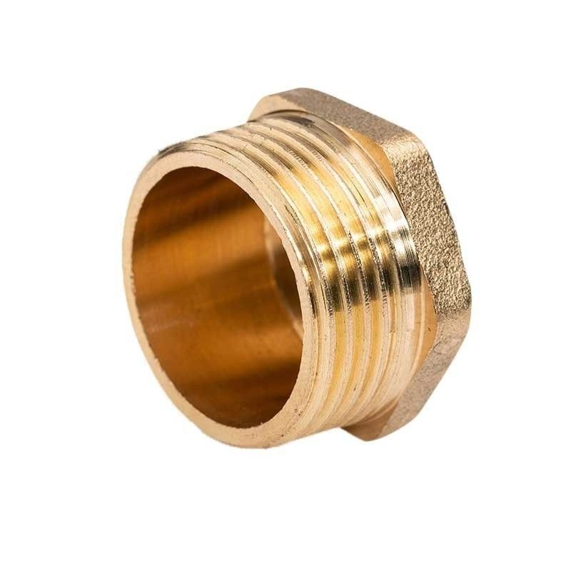 OEM Precision 4 Axis CNC Machining / Milling / Turning Prototyping Parcela de parafuso de cobre / cobre
