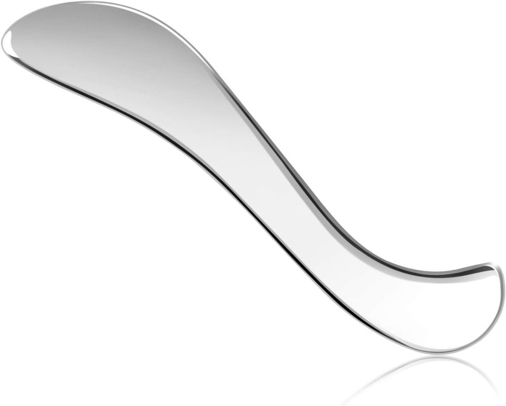 Guasha Massage Tool, ferramenta de raspagem de aço inoxidável para raspagem de tecidos moles, ferramenta de massagem de atualização, fisioterapia
