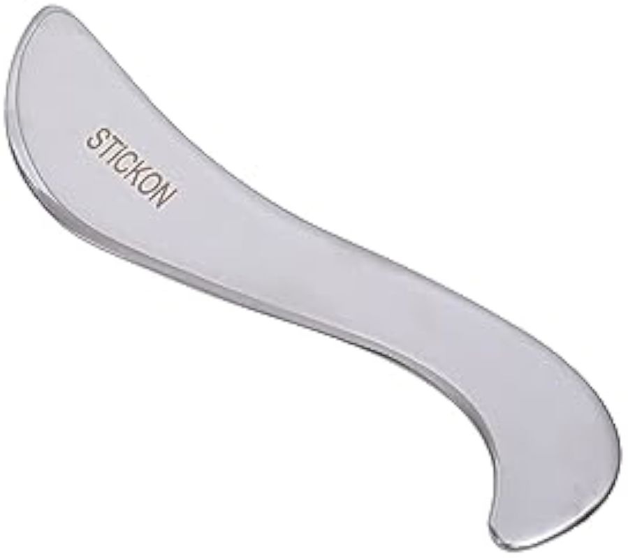 ESTINK Guasha Scraping ferramenta de massagem de aço inoxidável atualizar raspador muscular para mobilização de tecidos moles costas pernas pescoço