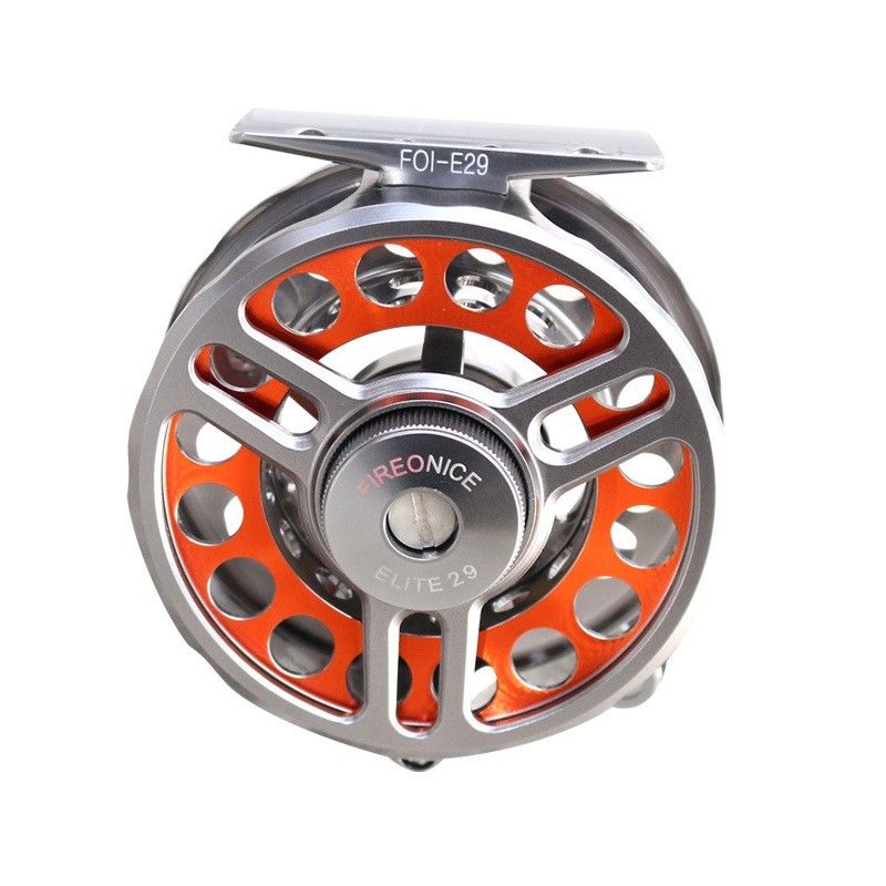 Reboques de pesca de material de alumínio por grosso personalizados Reboques de pesca de mosca Relação de engrenagem de reboque de pesca 2.7: 1